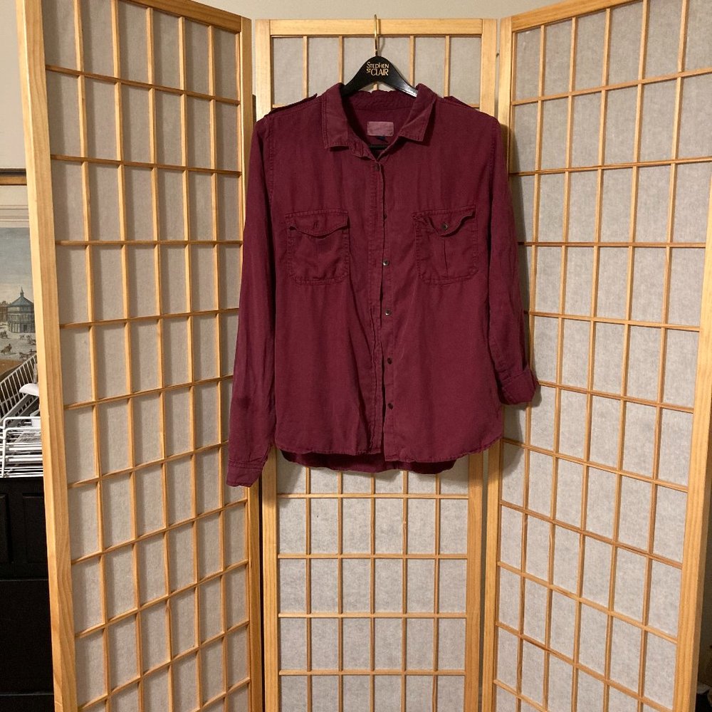 Red Button Up